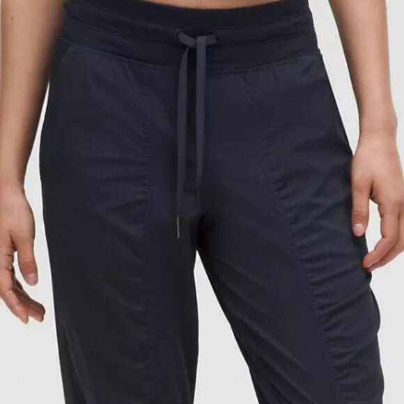 lululemon athletica Pants - Women's Lululemon Blue Mid Rise Full Length Dance Studio Jogger Pants